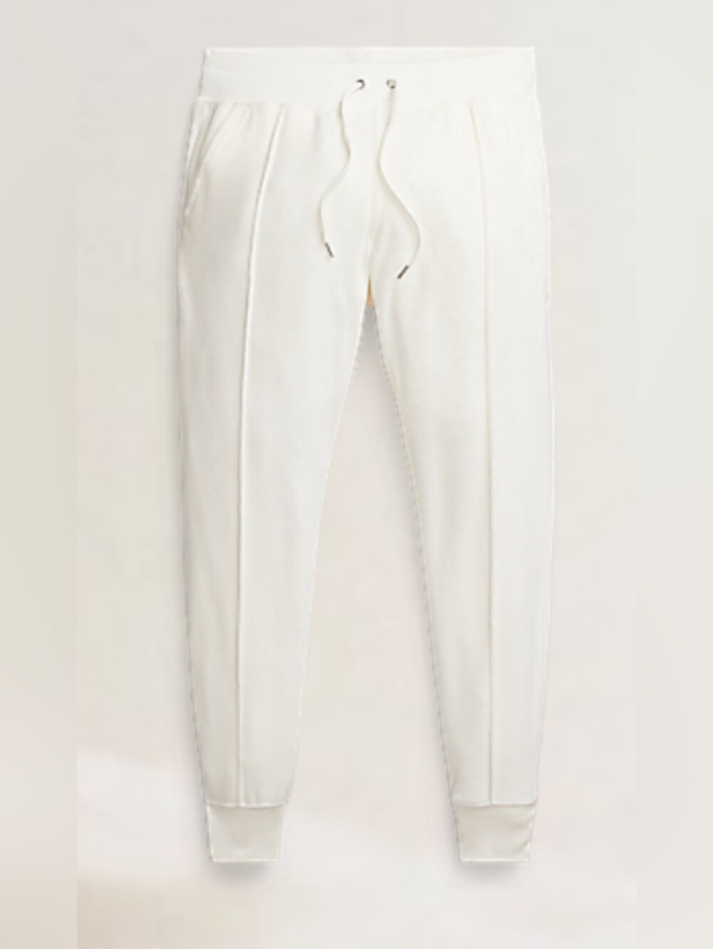 Polo Ralph Lauren Womens Velour Lounge Sweat Pants Winter White Small